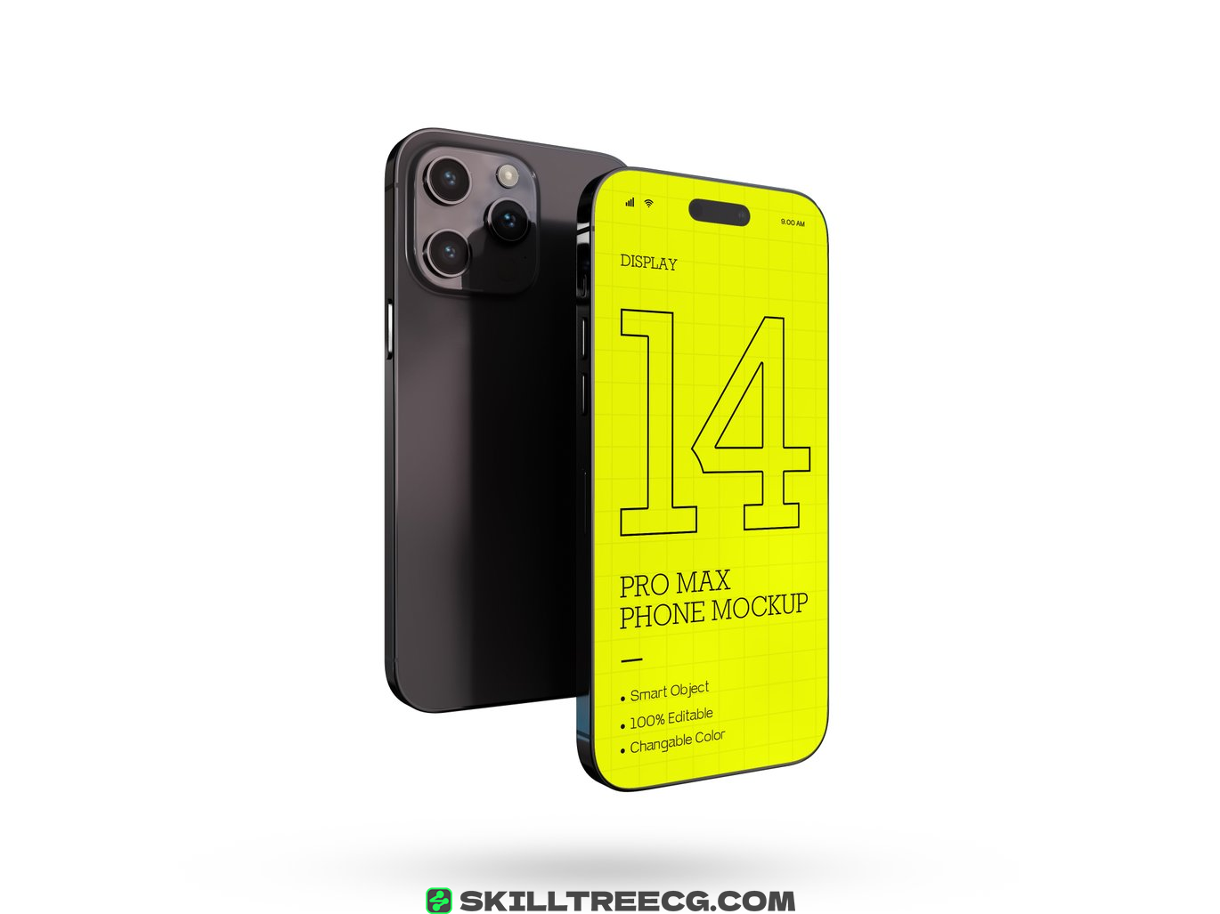 图片[3]-Realistic iPhone 14 Pro Max Screen Psd Mockups（286318）-技能树